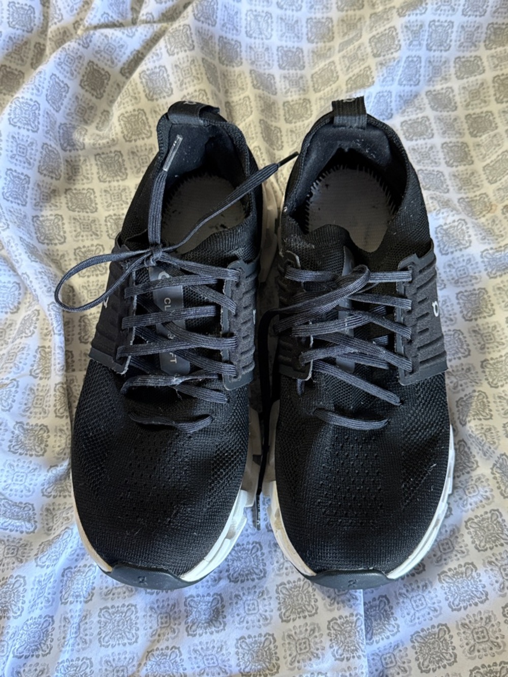 On Running Women's Black and White Cloudswift Athletic Shoes women size 10 - Picture 2 of 8